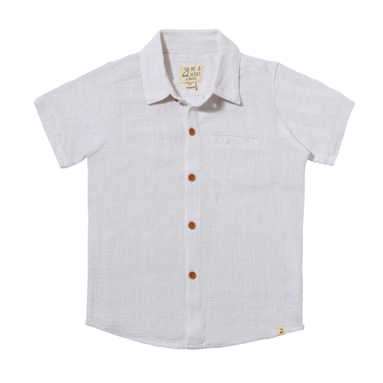 Mens Newport Woven Shirt white