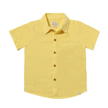  Mens Newport Woven Shirt lemon