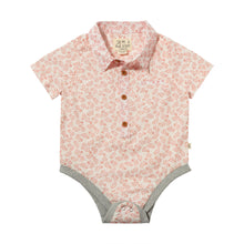  HELFORD Coral Floral Woven Onesie