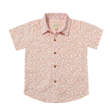  Mens Newport Woven Shirt coral floral