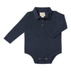 SEYMOUR Navy Polo Onesie