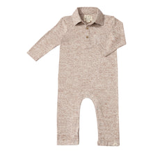  KINGSTON Heather Beige Polo Romper
