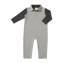  ARLINGTON White w/Black Arms Polo Romper