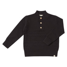  CABLE Navy Sweater