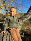 CABLE Green Sweater