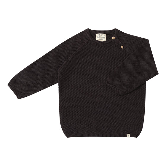 ROAN Navy Black Sweater
