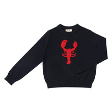  SNAPPY Navy Lobster Sweater
