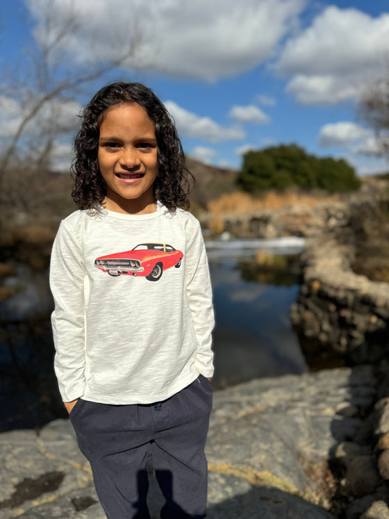 CHEROKEE Vintage Truck Red Printed Tee