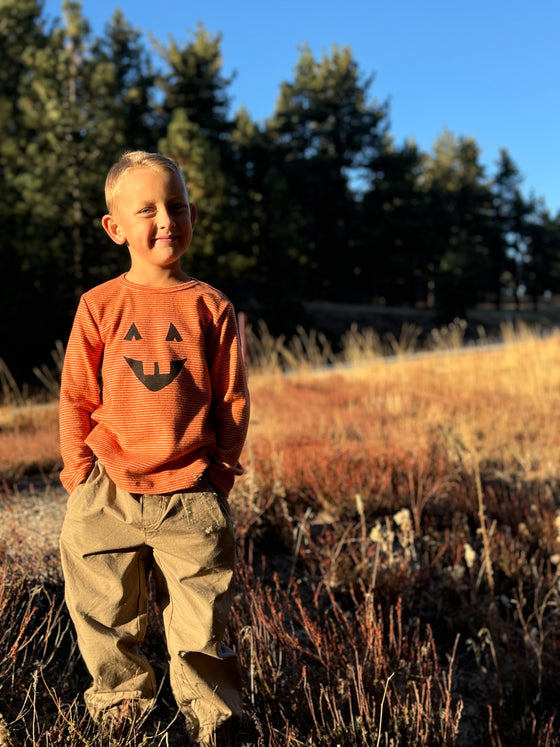 CHEROKEE Pumpkin Smile Printed Tee