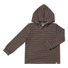 ROGER Brown/Cream Hooded Top