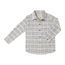  ATWOOD Green/White Plaid Woven Shirt