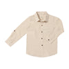ATWOOD Beige/Cream Stripe Woven Shirt