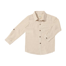  ATWOOD Beige/Cream Stripe Woven Shirt