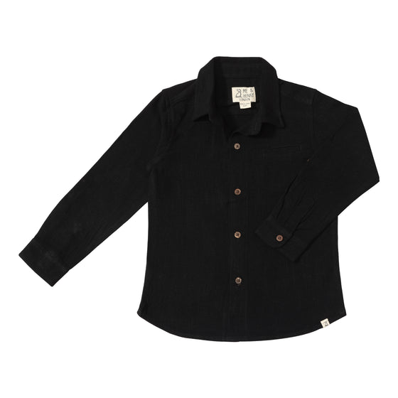 ATWOOD Black Woven Shirt