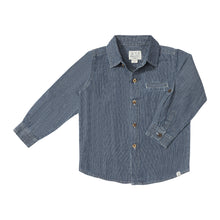  ATWOOD Blue/Thin White Stripe Woven Shirt