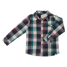  ATWOOD Navy/Purple Madras Woven Shirt