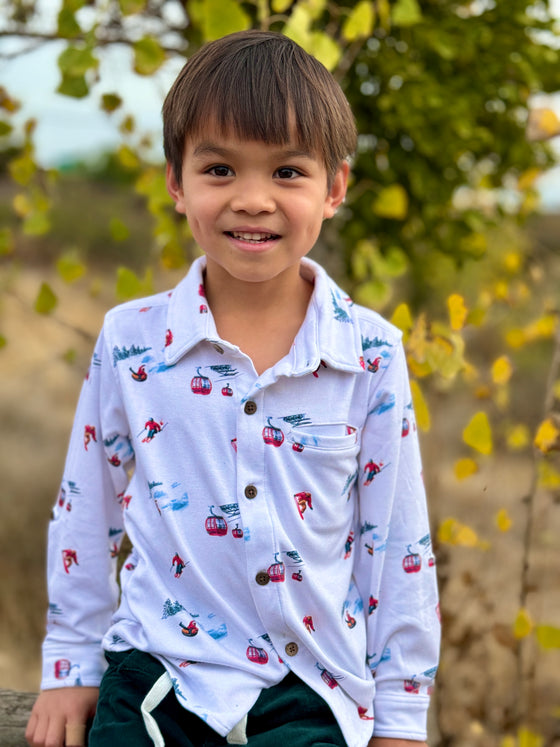 ATWOOD Ski Scene Printed Shirt