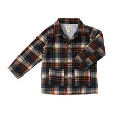  ADOBE Black/Brown Multi Plaid Shacket