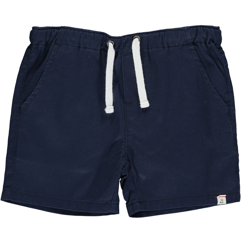 Navy Twill Boys Shorts