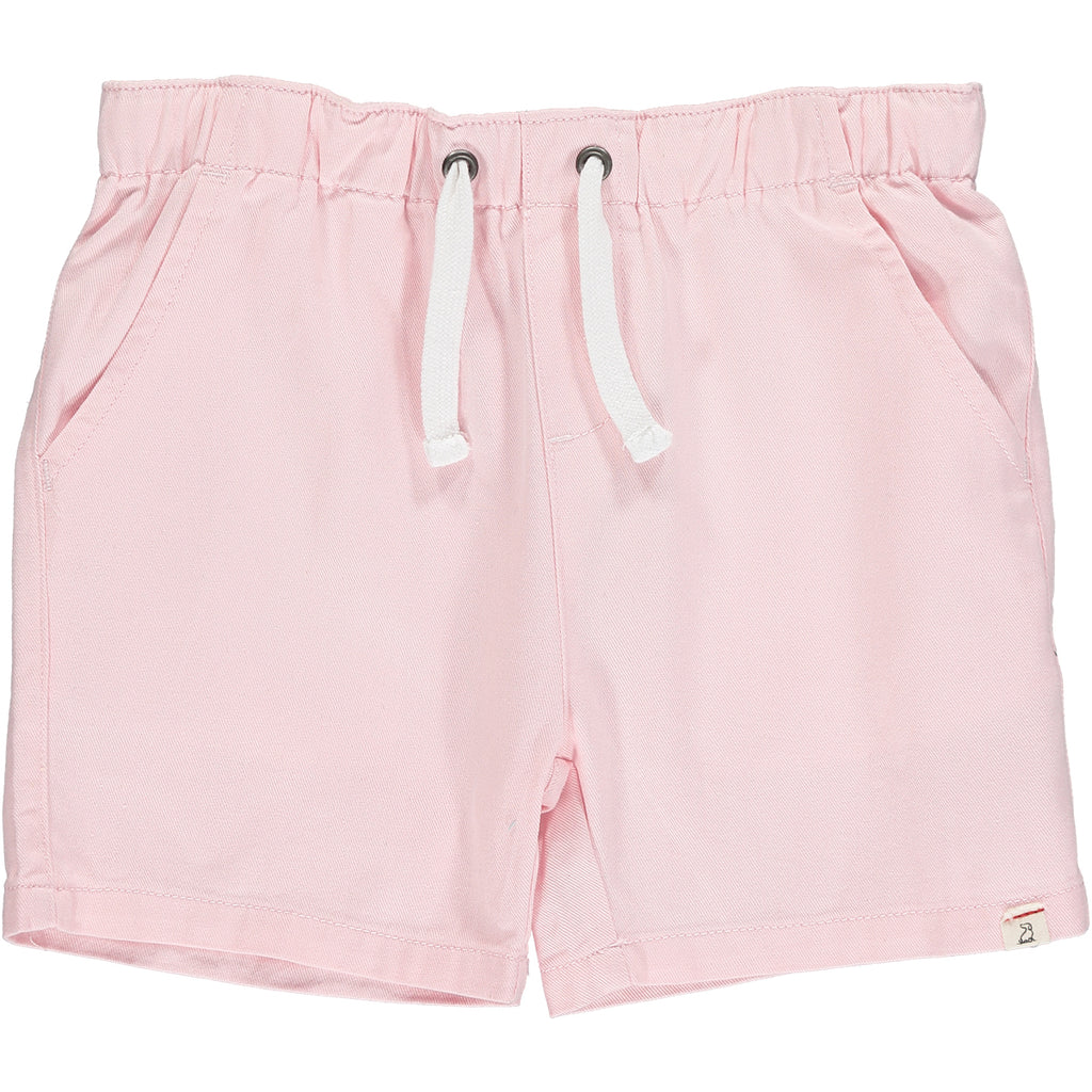 Pale Pink Twill Boys Shorts
