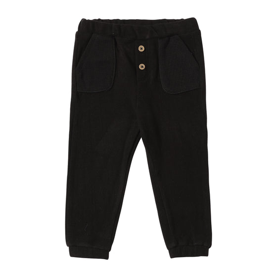 JACKSON Black Jersey Pants