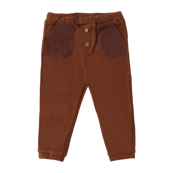 JACKSON Brown Jersey Pants