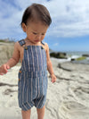 GALLEON CHAMBRAY/RED STRIPE Woven Overalls