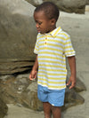 SHIPPING LEMON/WHITE STRIPE Polo