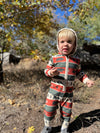 STEFANO Festive Print Hooded Romper