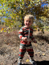 STEFANO Festive Print Hooded Romper
