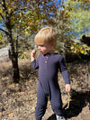 MASON Navy Henley Romper
