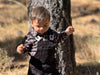 JASPER Black/Leon/Brown Washed plaid Woven Onesie