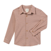 COLUMBIA Rust/Cream ribbed stripe Jersey Shirt