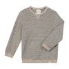 TARQUIN black/beige brushed stripe sweater
