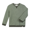 TARQUIN  sweatshirt green/cream  brushed stripe