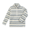 MACCHU sherpa grey /cream stripe