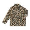 MACCHU sherpa brown//teal multi stripe