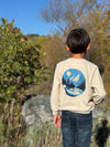 JESTER Cream Skidoo Back Print Sweatshirt
