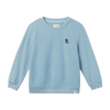JESTER blue snowboard back print sweatshirt