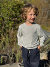 JESTER Grey ski back print sweatshirt