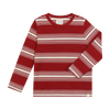 TOBY Rust/Cream Stripe Tee