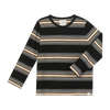 TOBY Black/Gold Stripe Tee