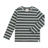 TOBY Green/Red Stripe Tee