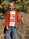 ERIN hooded shirt pumpkin cord