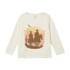CHEROKEE Cowboy Sunset Printed Tee