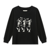 CHEROKEE Dancing Cowboy Skeleton Printed Glow in the dark Tee