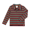 SPENCER Red Multi stripe Polo