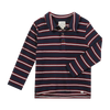 SPENCER Navy/Burgundy stripe Polo