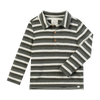 WAVERLY Sage/Cream Stripe Polo