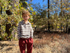 WAVERLY Beige/Grey Stripe Polo